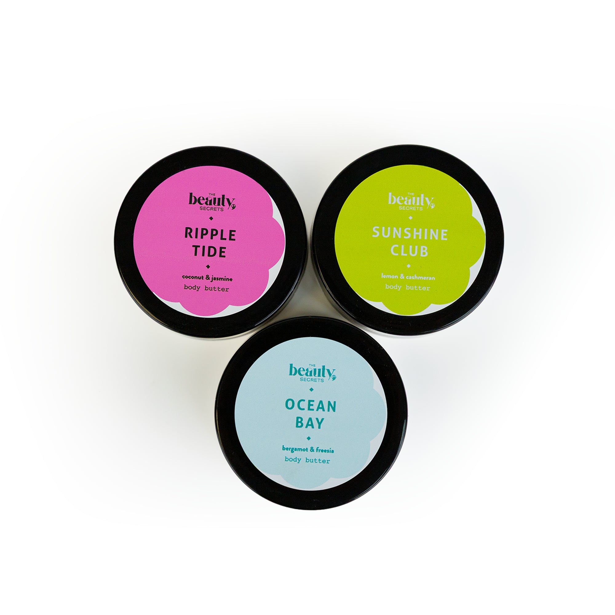 مجموعة ثلاثية من زبدة الجسم