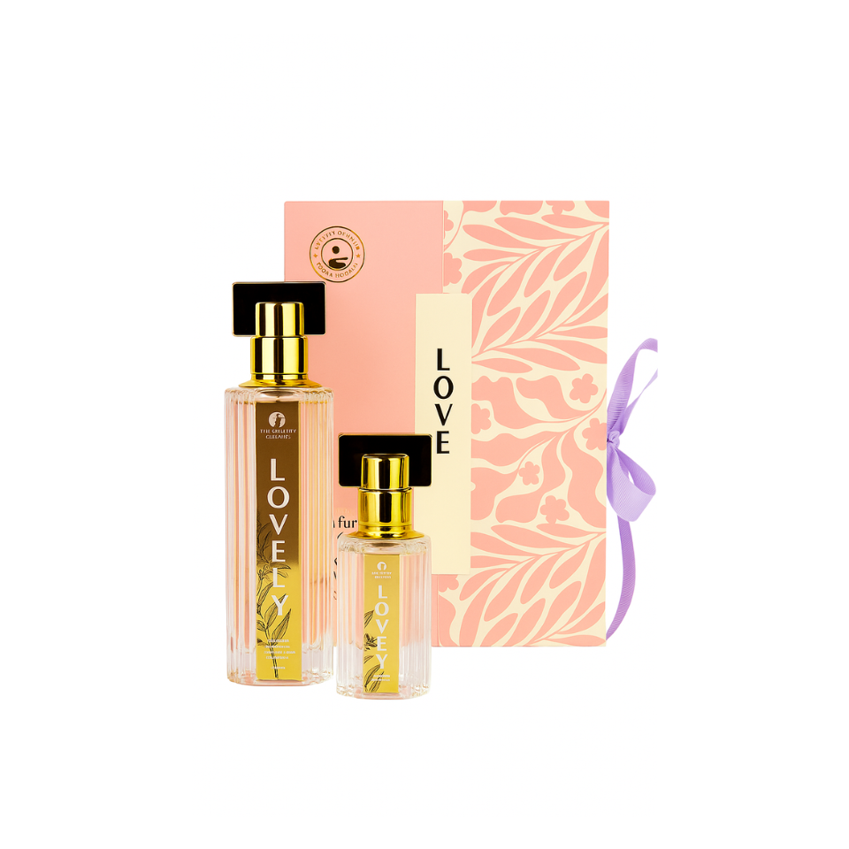 طقم هدايا Lovely – عطر للشعر  30 مل + عطر 100 مل