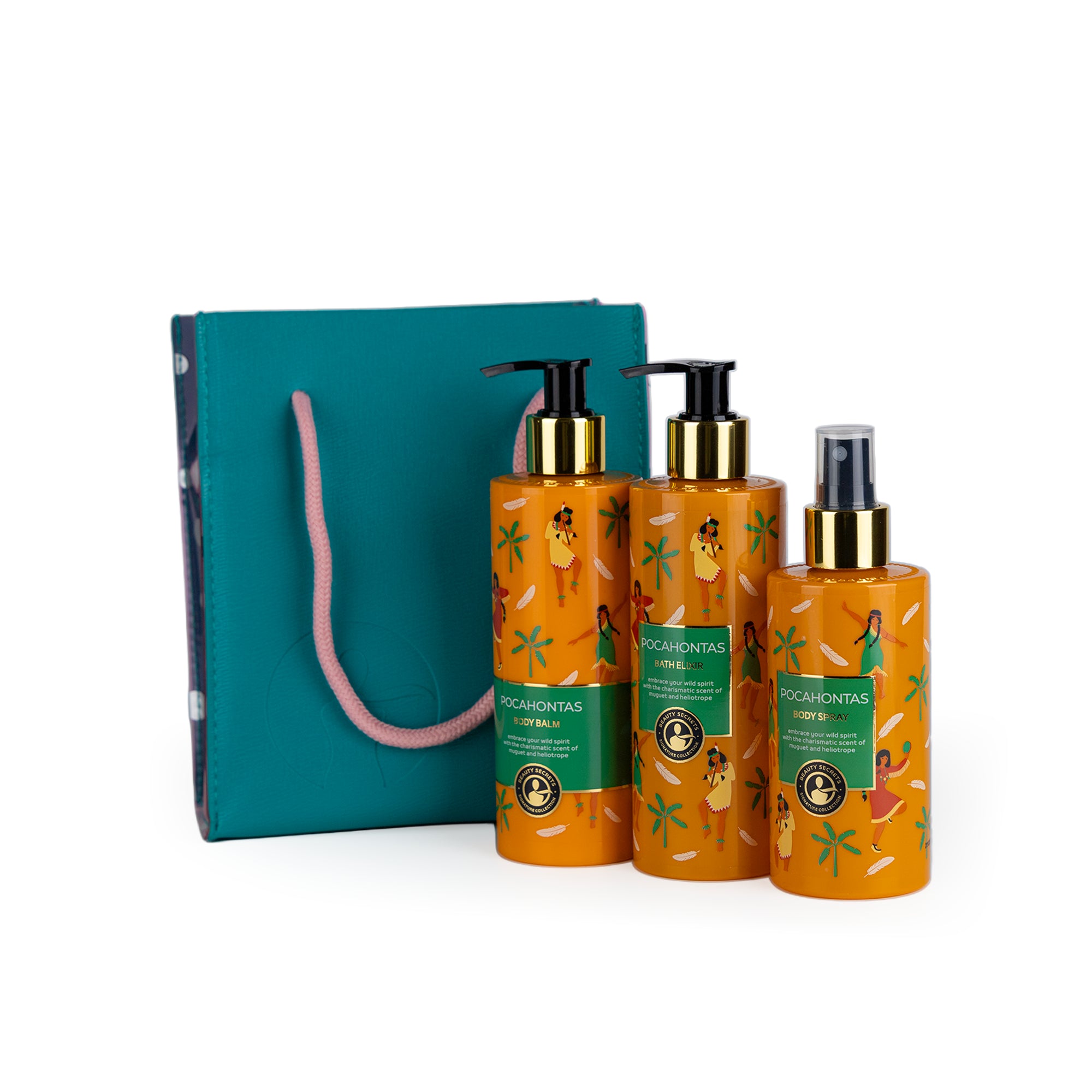 حقيبة العناية بالجسم بوكاهانتس