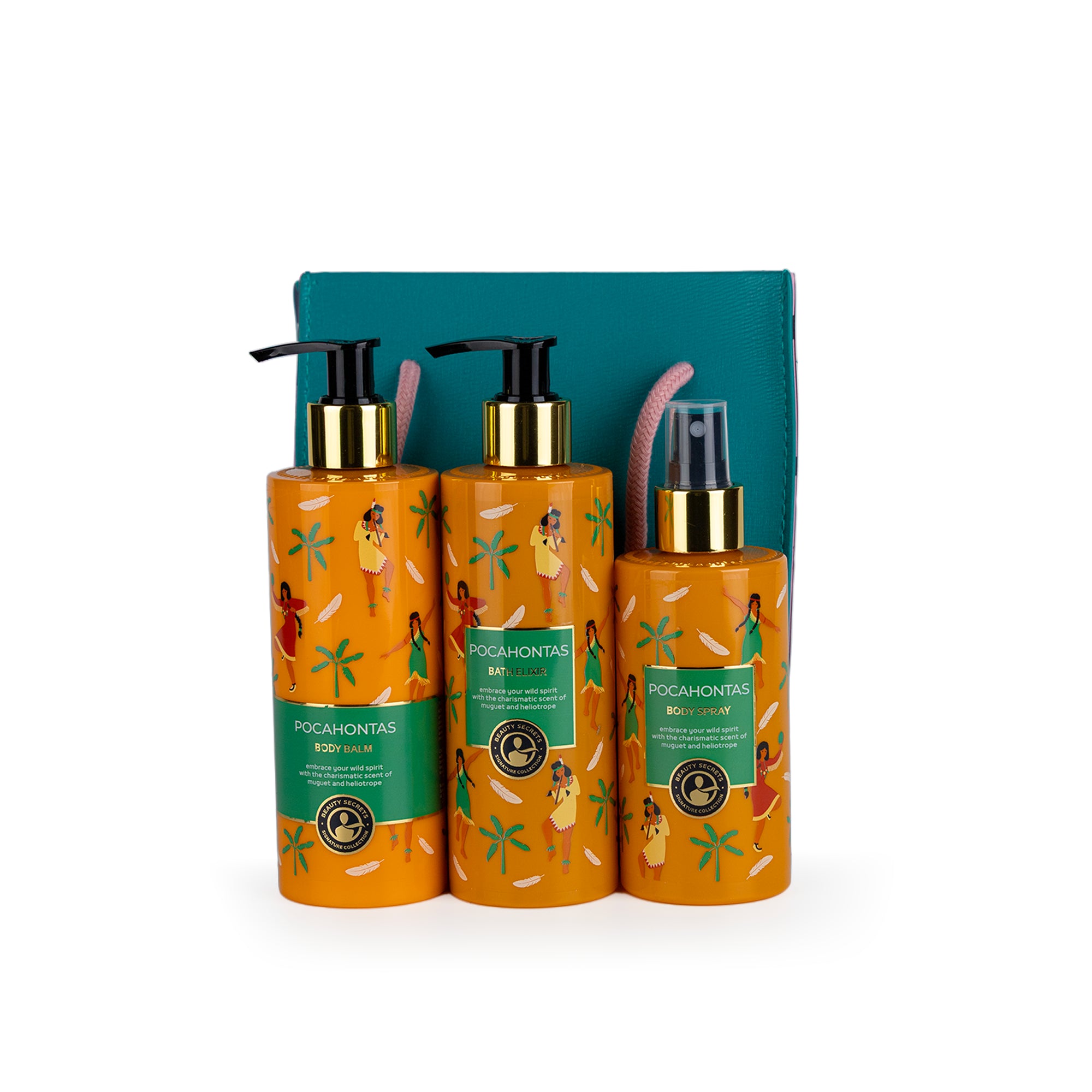 حقيبة العناية بالجسم بوكاهانتس