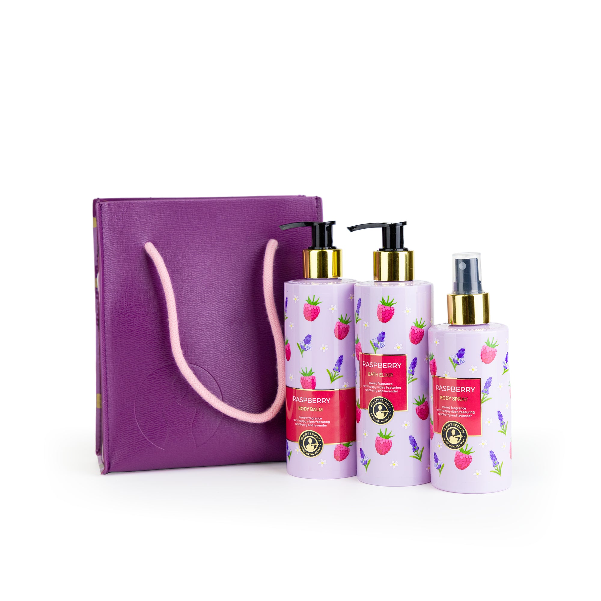 حقيبة العناية بالجسم رازبيري