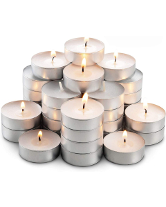 50 unscented candles and Diffuser 