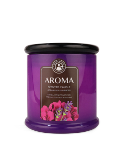 Aroma - Geranium and Lavender Blossoms Candle 500g