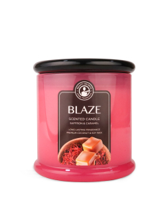 Blaze - Saffron and Caramel Candle 500g